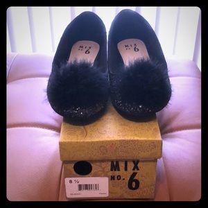 Mix. No 6 Riladda Flats in Pewter - Size 8.5